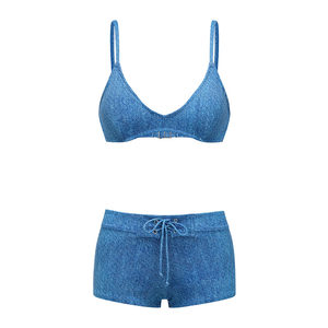 Yukari swim2026 new swimsuit women's small breast push-up bikini sweet hottie European and American swimsuit split