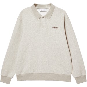 
Jack Jones men's sweatshirt spring new versatile fashion embroidered loose casual thin velvet lapel long-sleeved top