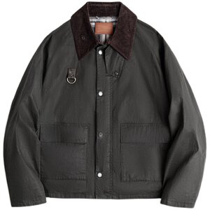 
Madden Workwear American Retro Spey Oil Wax Fishing Jacket Vintage Old Outdoor Lapel Jacket Men's Spring