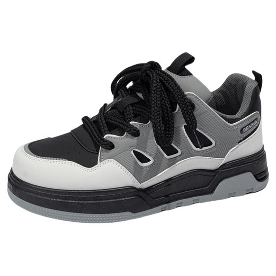 
Semir men's thick-soled sneakers 2026 new this year's popular black shoes youth sports and casual shoes
