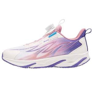 Xtep children's shoes in autumn new big knob cushioning running shoes children's soft sole anti-slip shoes girls' sports shoes