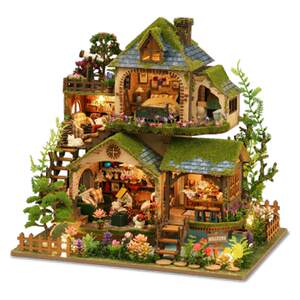 That cabin diy cabin model art house forest adventure hand-assembled building block villa valentine's day gift