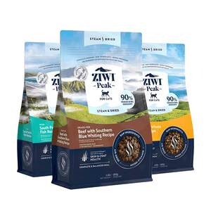 
[Self-operated] ZIWI Ziyifeng micro-steamed air-dried cat food 800g*3 bags general cat main food fish, chicken and beef