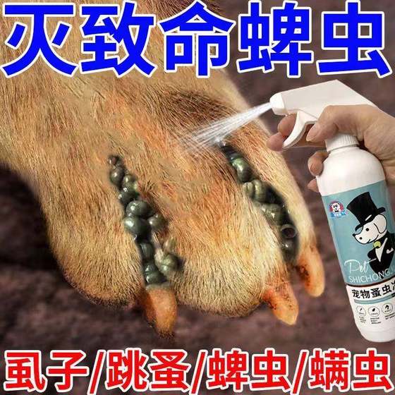 狗狗驱虫药体外犬宠猫咪跳蚤虱子杀虫剂喷雾