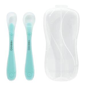 Ying's silicone spoon baby supplementary food, baby spoon, newborn, water silicone soft spoon tableware, feed rice noodles
