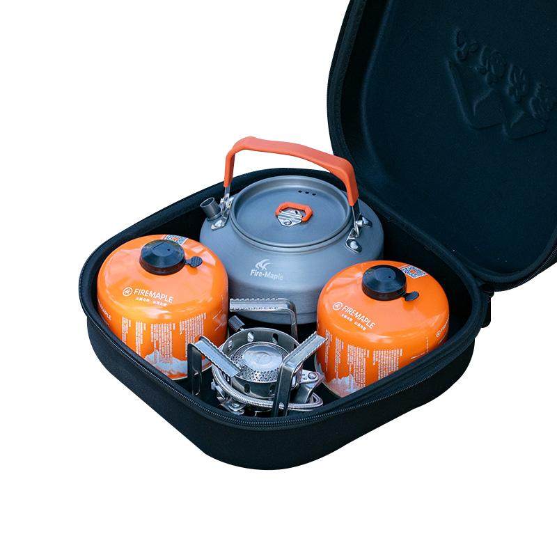 RéChaud de Camping ExtéRieur Portable en Acier Inoxydable avec Support