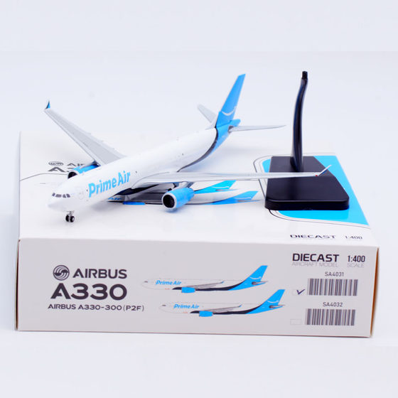 1:400 JC Wing合金 客机模型 Amazon Prime Air  A330-300 N4621K