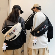 Crossbody Bag Men's Fashion Brand Trendy Chest Bag Men's Backpack Sports Shoulder Bag Women's Mobile Phone Men's Small Body Bag Waist Bag