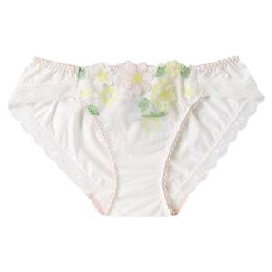 
Japanese RisaMagli Youlina Embroidered Girls Low Waist Panties Silky Lace Sexy Briefs 408