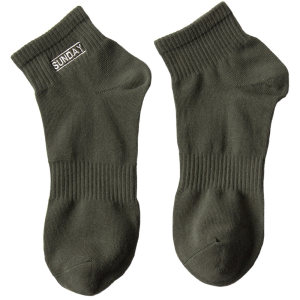
Men's socks, mid-calf socks, cotton sweat-absorbent short socks, weekly spring and autumn ins trendy four-season sports breathable solid color socks