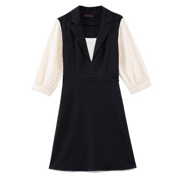 Large size women's suit cover meat is thin dress
