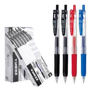 
ZEBRA zebra pen jj15 gel pen student water-based pen Japanese stationery 0.5 press quick-drying signature brush test special jumbo writing box Japanese zebra red and black pen flagship official website
