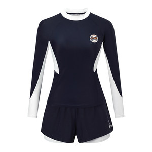 AXESEA split swimsuit women's long sleeved sun protection, conservative coverage, slimming beach sports surfing suit swimming set