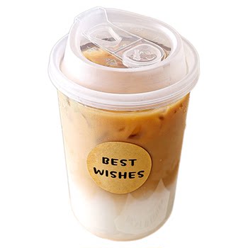 Meipoly thickened sealed disposable coffee cup with cover