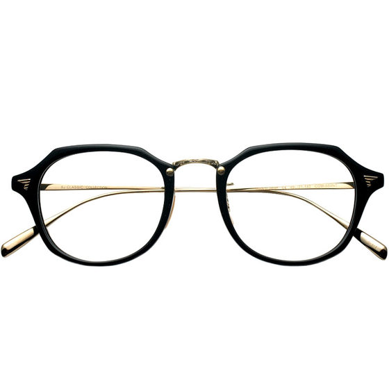 BJ CLASS Handmade Glasses Frame Men's Pure Titanium Ultra Light Retro Full Frame Small Face Women's Glasses Frame COM550NT