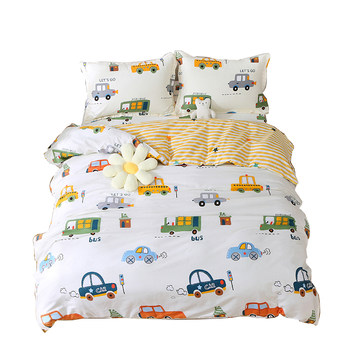 Customized double cotton quilt cover for children and students