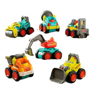 
Huile pocket engineering vehicle coasting mini car model children's boy excavator toy car gift