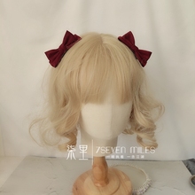 Qili Self -Трехмерные лук -волосы Clip Girl Lolita Hair Jewelry Top Jewelry Accessories
