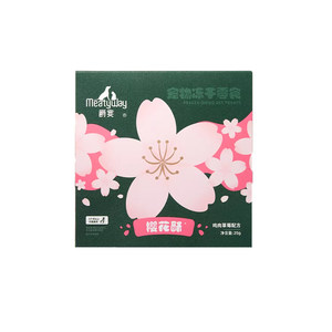 
Meatyway Cherry Blossom Crispy Freeze-Dried Dog Snacks Chicken Breast Nutritional Fruit and Vegetable Mixed Food Training Reward Small Dogs