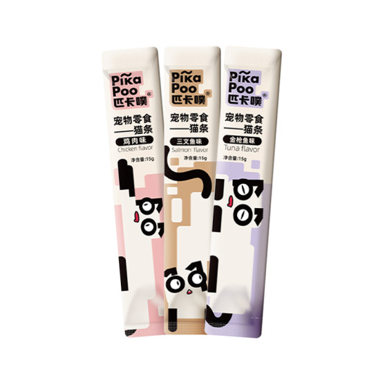 
Pickup cat strips portable pet cat nutrition wet food supplement for adult cats and kittens mixed with food and hydrating snacks cat strips