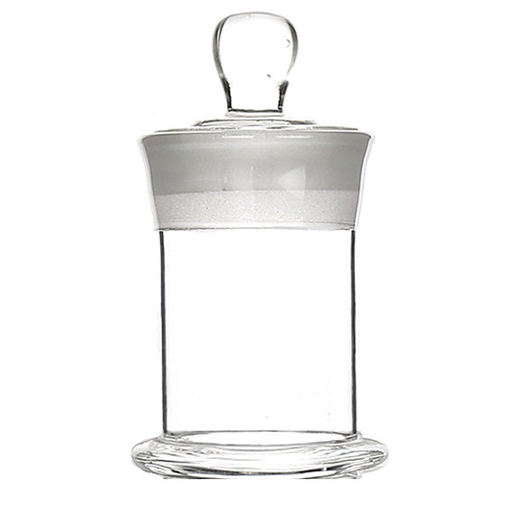 Glass specimen bottle thickened specimen tank plant sample bottle experimental transparent display bottle formalin liquid soaking bottle
