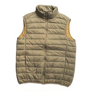 
Export daily order! Basic versatile stand-up collar cotton vest for men, warm and comfortable sleeveless multi-color vest coat jacket