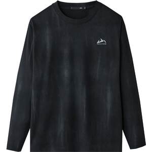 
HLA/Heilan Home Mountain is Not High Series Long-sleeved T-shirt 2026 Spring and Summer New Contrast Color Embroidery Soft Long-sleeved Men