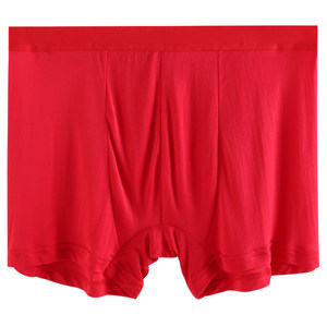 
2 red silk men's underwear for the year of zodiac fortune 100% mulberry silk traceless large size antibacterial boxer shorts