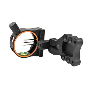 
Bow and arrow three-pin sight outdoor professional shooting and archery compound recurve bow single-pin five-pin fiber optic fine-tuning sight