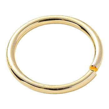 Color protection 14K real gold plated 18k gold opening ring