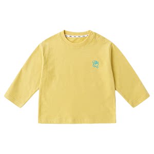 [100% cotton antibacterial] baby bottoming shirt spring pure cotton children's T-shirt good-looking boy long-sleeved girl inner t spring