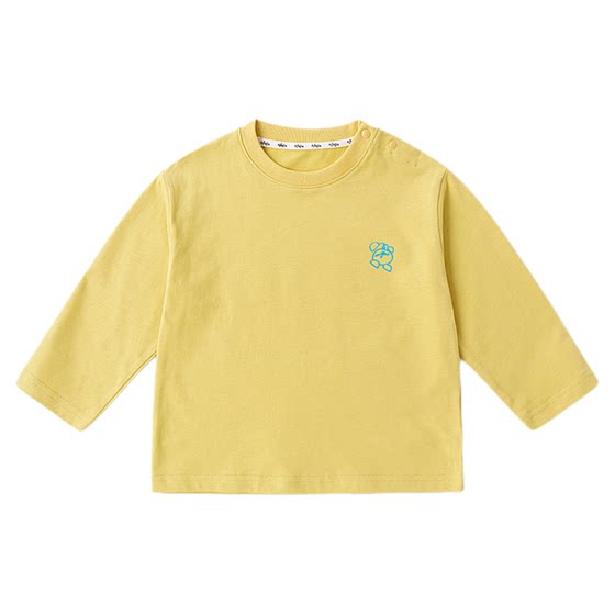 [100% cotton antibacterial] baby bottoming shirt spring pure cotton children's T-shirt good-looking boy long-sleeved girl inner t spring
