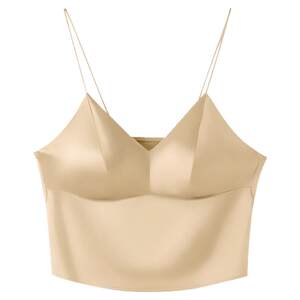 
Silk suspender bra, French style with breast pads, no rims, no traces, anti-bulge vest, thin mulberry silk underwear