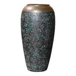 32CM high Jingdezhen ceramic vase home soft decoration model room hotel new Chinese style vase dried flowers ornaments flower ware