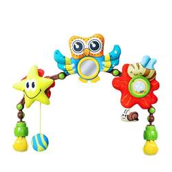 jollybaby car clamp bed bell stroller pendant