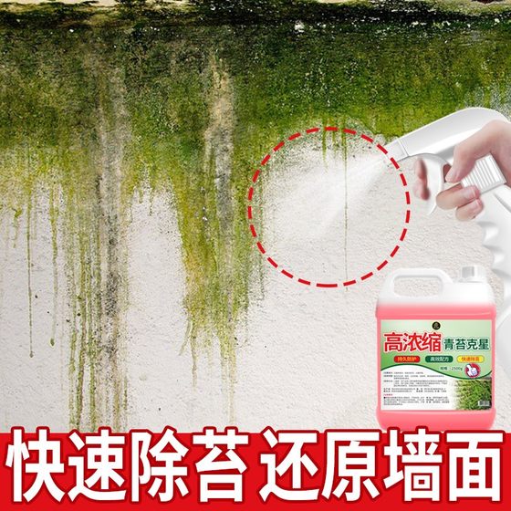 青苔清洁剂水泥地面专用杀青苔去除剂墙面苔藓藻类青苔克星一喷净