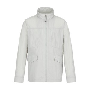
[Cleft-up stand collar] Hazzys Spring Fashion Men's Solid Color Jacket Casual Men's Top