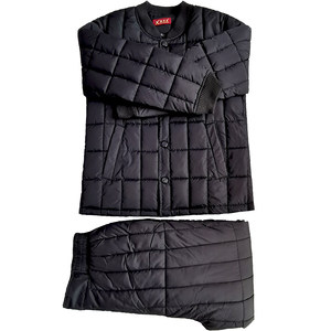 
Elderly people's home lightweight cotton jacket and cotton trousers suit men's plus size plus size warm down cotton clothes for grandpa and dad