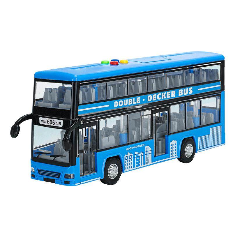 Bus Urbain Teamsterz Miniature 1:50 - Véhicule Jouet Pour Enfants, Portes Ouvrantes