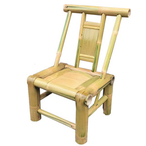 Bamboo chair farmers hand -made pure bamboo adult back seats Bamboo braid bamboo stool old traditional traditional chair