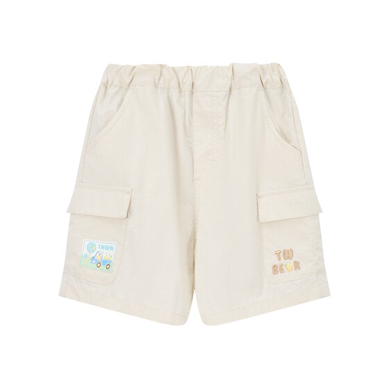 
TeenieWeenie Kids 26th summer new baby boy casual fashion overalls shorts