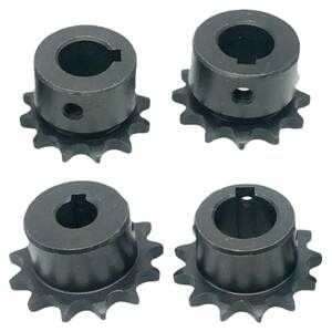 
4 points, 5 points, 6 points, single and double row sprocket gear finished holes with 08B10A12A428 chain gear accessories