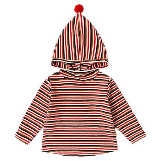 
Dudujia boys' T-shirts loose long-sleeved girls' tops fashionable children's bottoming T-shirts baby clothes casual winter style