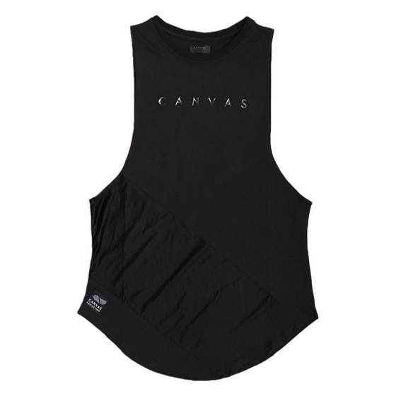 
Quick-drying vest for men's sports splicing body shirt muscle training breathable running base sweat-absorbing shirt basketball uniform