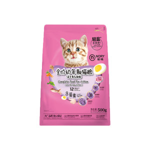 Nory cat food 500g*5 packs of 3 packs of young cats from milk, cat main food egg yolk pet 3*0.5kg5*0.5kg20
