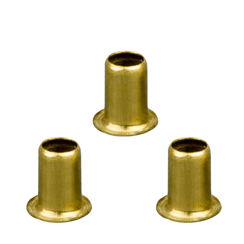 Oppu Copper Hollow Rivets - M0.9 - M3 - Corn Clam Through Hole