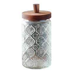 Kitchen glass sealed jar food grade snacks dried fruit storage candy white sugar grains tea storage jar
