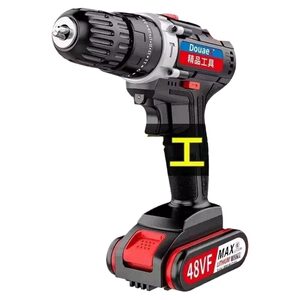 Dong style lithium electric hand drill top ten pistol drill household power tool set brushless impact drill rechargeable high power
