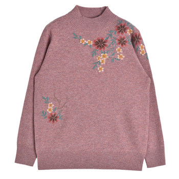 
Mom thick sweater for women 100 pure wool shirt