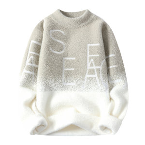 
NASA STUSY American high street 2026 new autumn and winter clothing men's sweaters couples plus velvet trendy brand sweaters